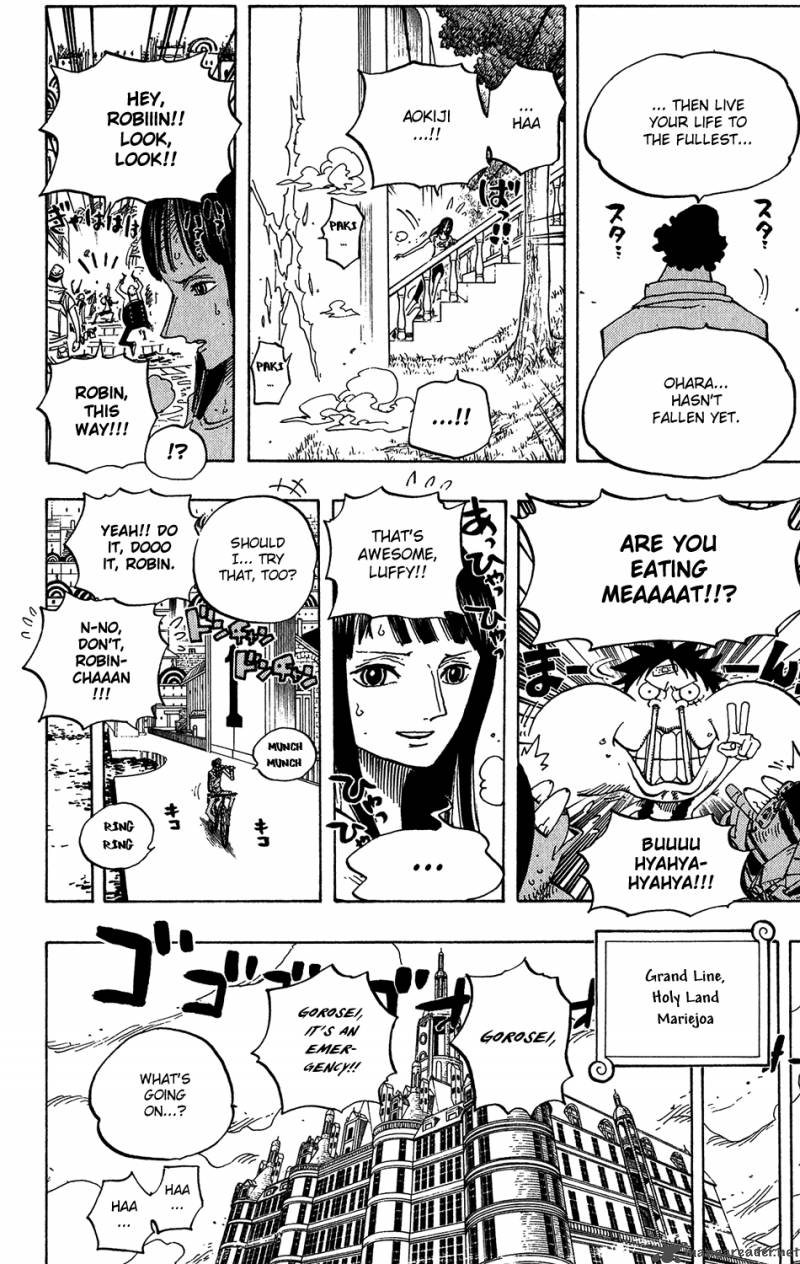 One Piece Manga Chapter 433 page 17 - The Name of That Sea is