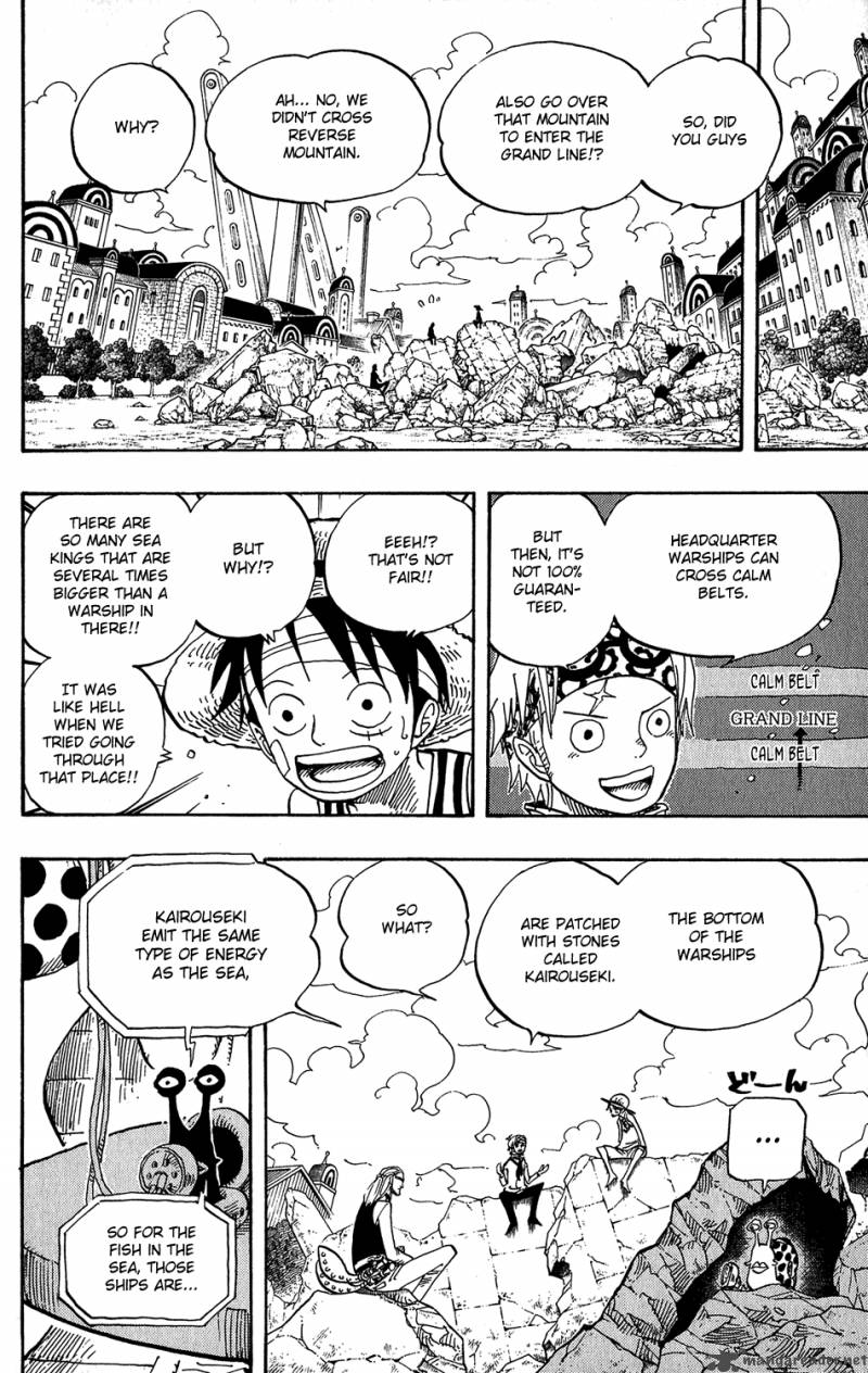 One Piece Manga Chapter 433 page 4 - The Name of That Sea is
