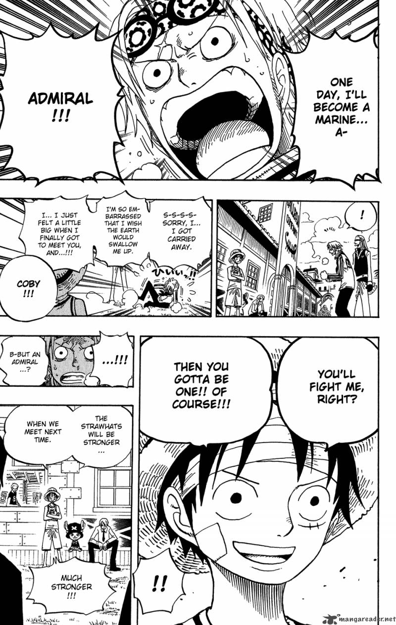 One Piece Manga Chapter 433 page 9 - The Name of That Sea is