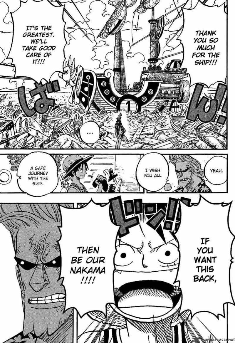 One Piece Manga Chapter 436 page 18 - Pants from Franky House