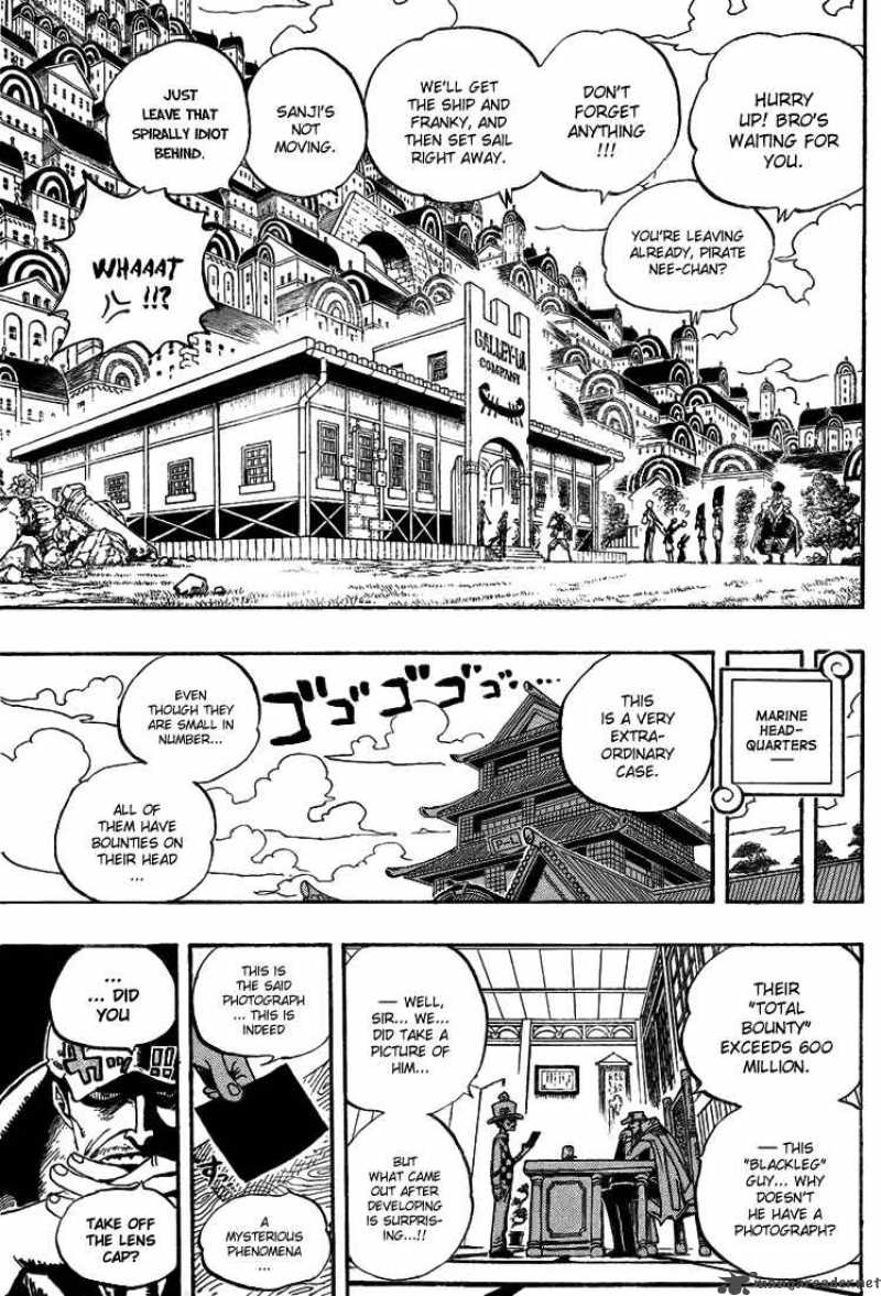 One Piece Manga Chapter 436 page 3 - Pants from Franky House