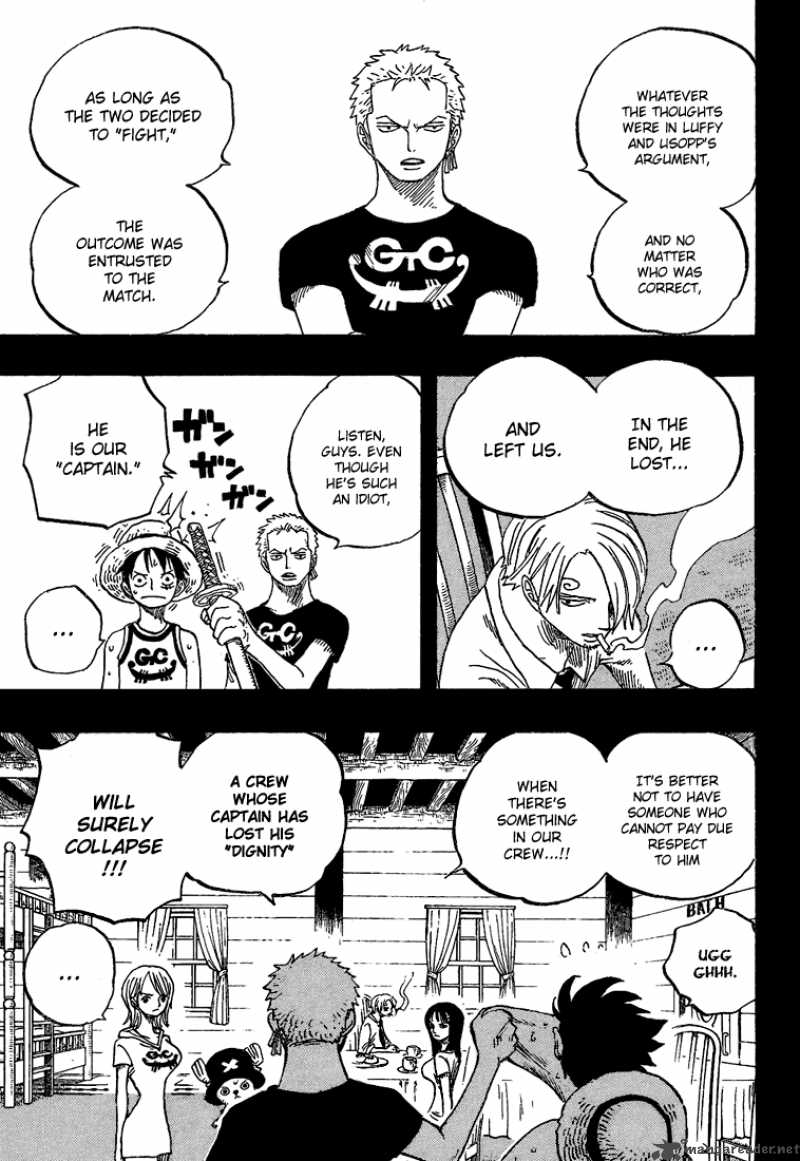 One Piece Manga Chapter 438 page 3 - Pride