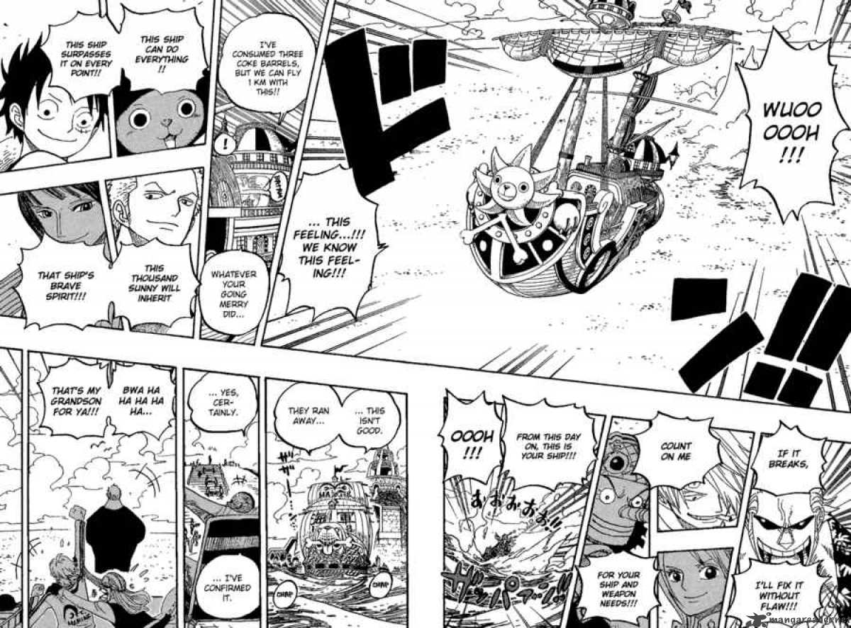 One Piece Manga Chapter 439 page 11 - The Third and the Seventh
