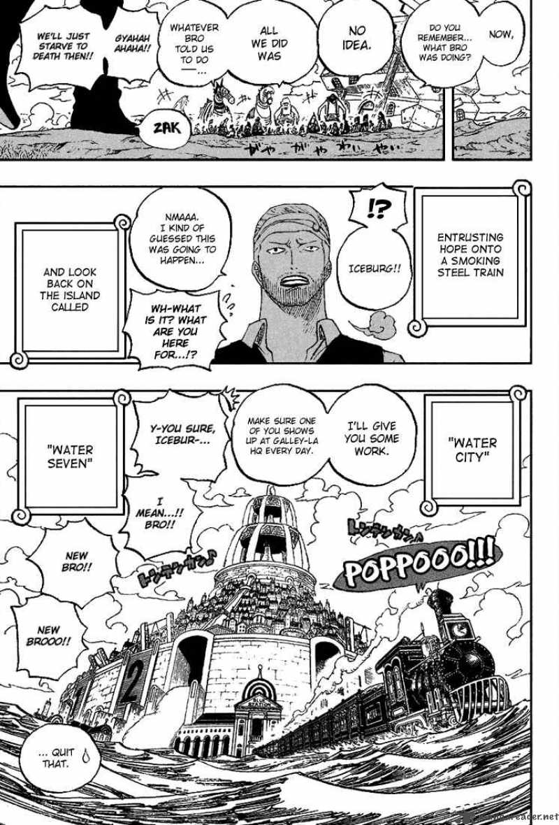 One Piece Manga Chapter 439 page 13 - The Third and the Seventh