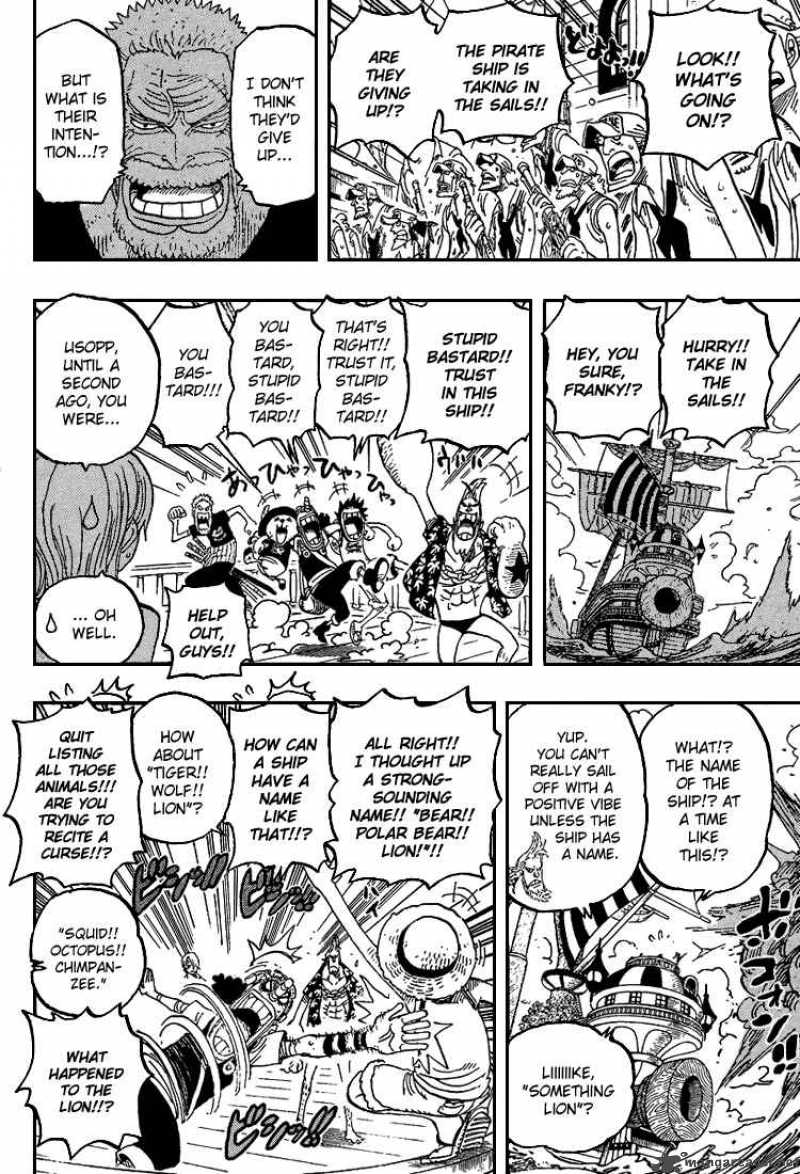 One Piece Manga Chapter 439 page 3 - The Third and the Seventh