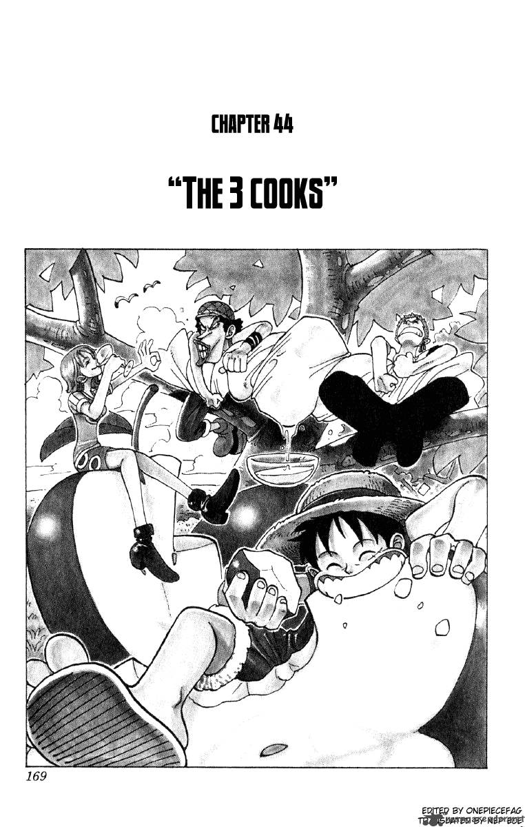 One Piece Manga Chapter 44 page 1 - Three Cooks