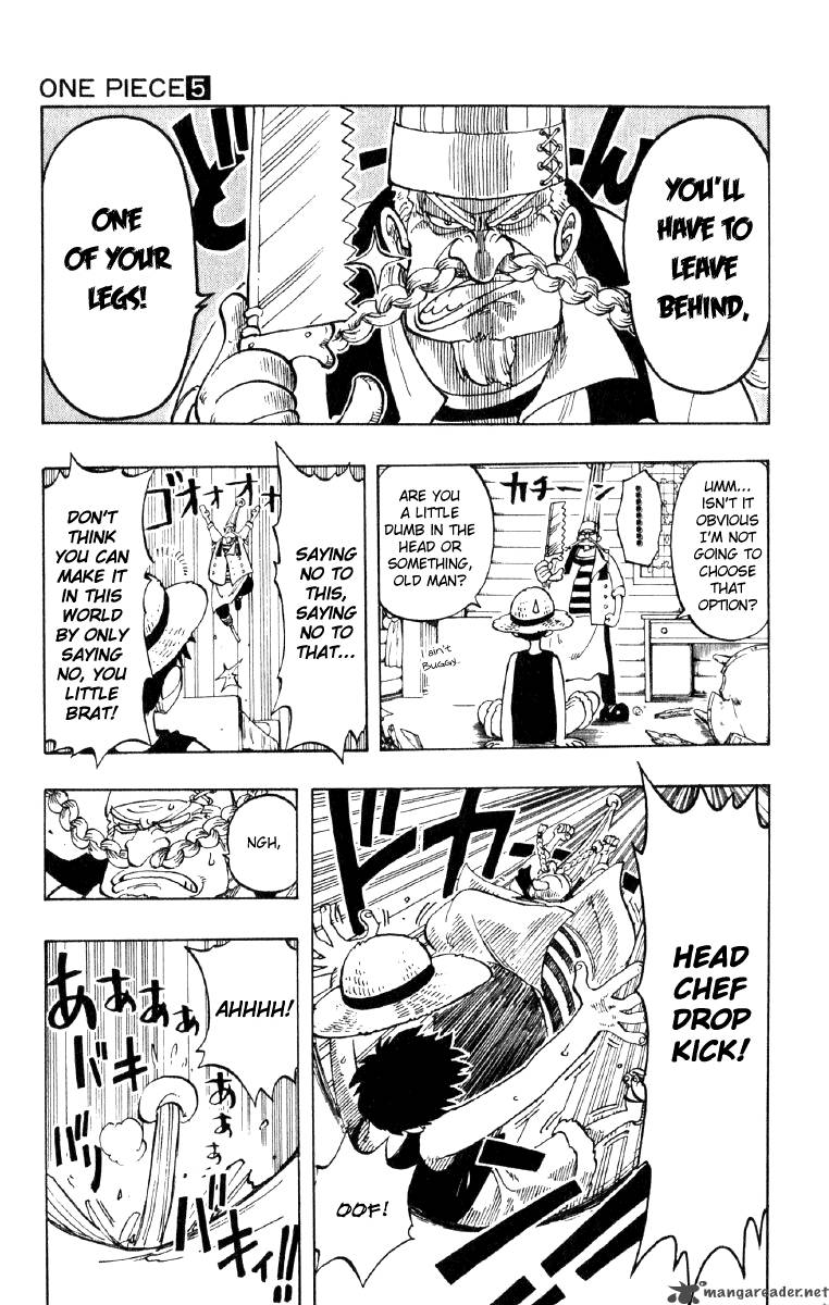 One Piece Manga Chapter 44 page 5 - Three Cooks
