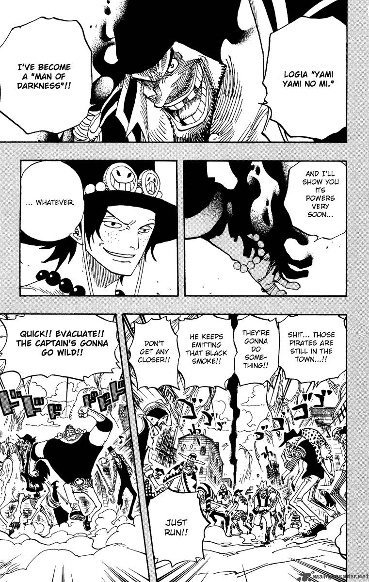 One Piece Manga Chapter 441 page 12 - Duel on Banaro Island