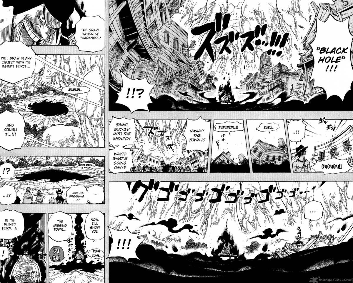 One Piece Manga Chapter 441 page 15 - Duel on Banaro Island
