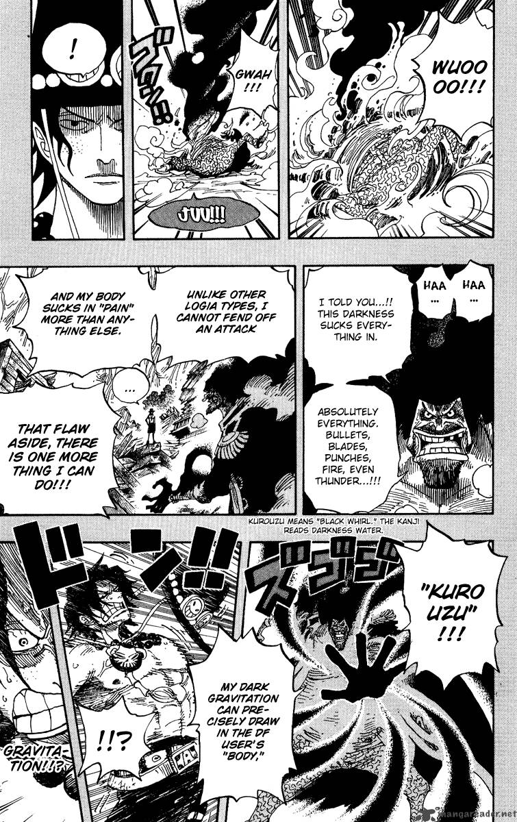 One Piece Manga Chapter 441 page 18 - Duel on Banaro Island