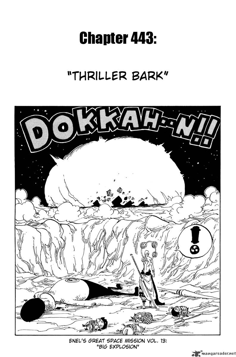 One Piece Manga Chapter 443 page 1 - Thriller Bark
