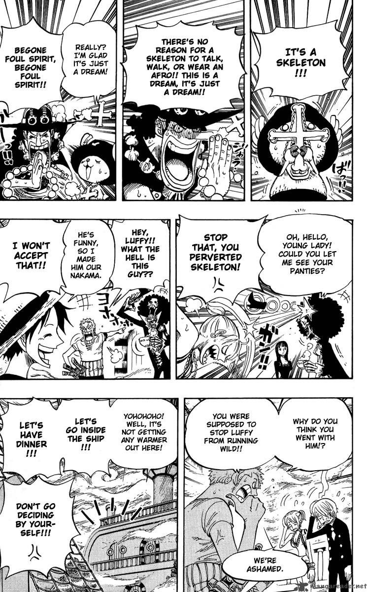 One Piece Manga Chapter 443 page 3 - Thriller Bark