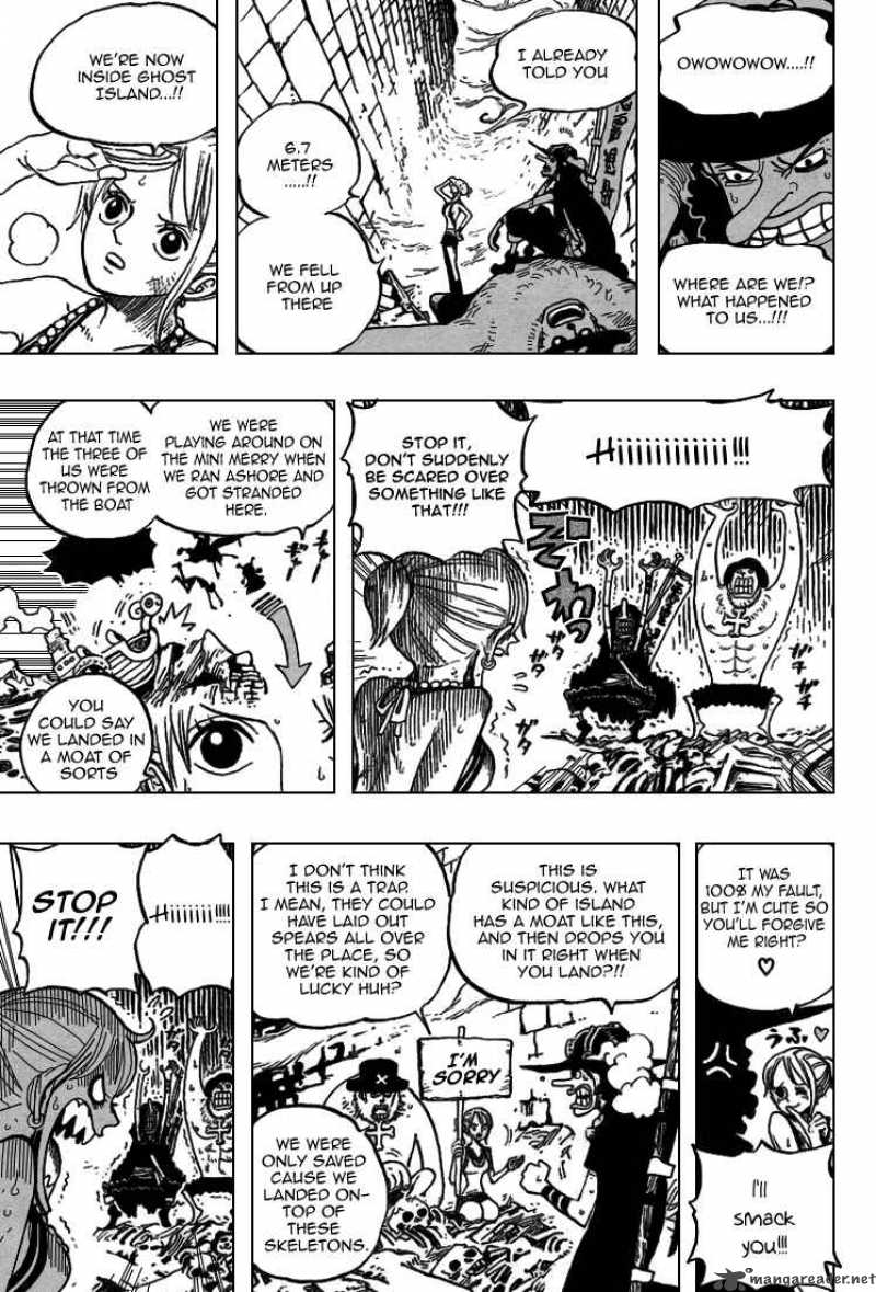 One Piece Manga Chapter 444 page 15 - Adventure on Ghost Island