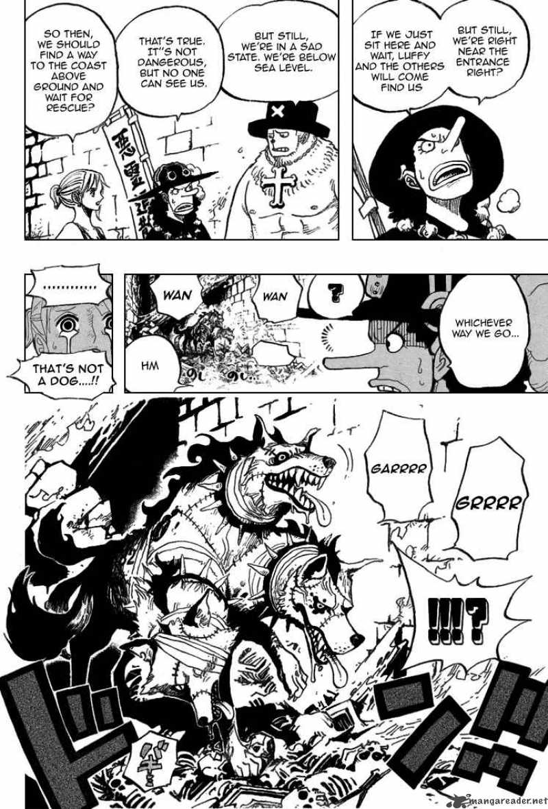 One Piece Manga Chapter 444 page 16 - Adventure on Ghost Island