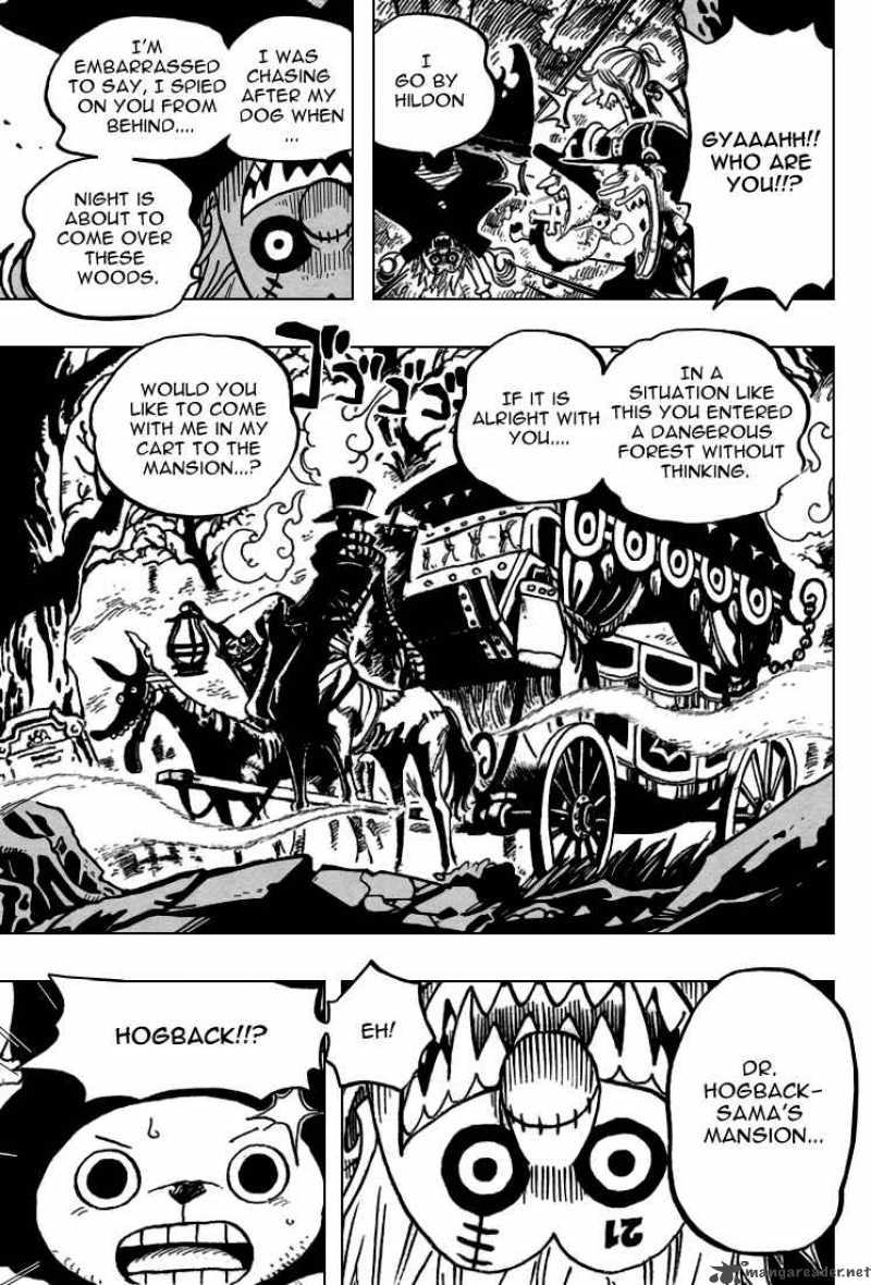 One Piece Manga Chapter 444 page 19 - Adventure on Ghost Island