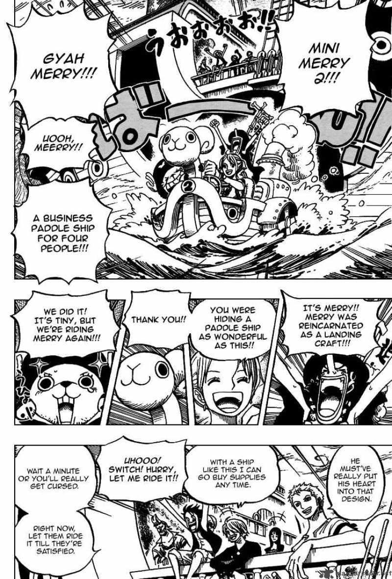One Piece Manga Chapter 444 page 6 - Adventure on Ghost Island