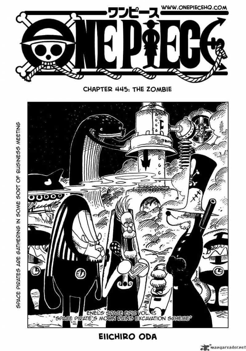 One Piece Manga Chapter 445 page 1 - The Zombie