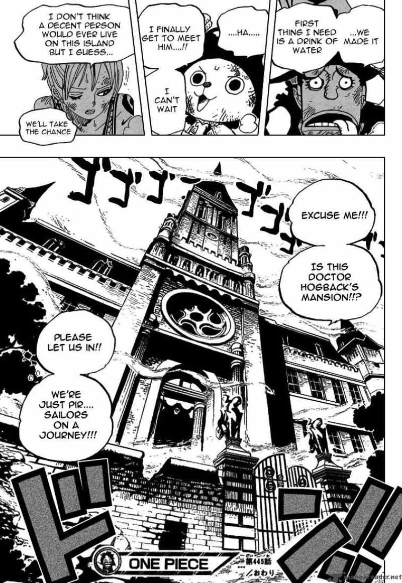One Piece Manga Chapter 445 page 17 - The Zombie