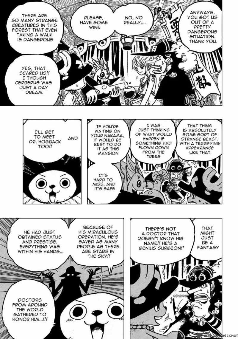 One Piece Manga Chapter 445 page 3 - The Zombie