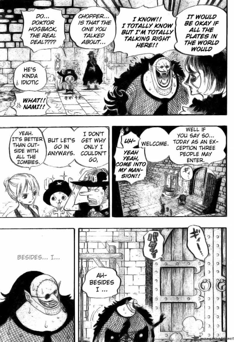 One Piece Manga Chapter 446 page 6 - Doctor Hogback