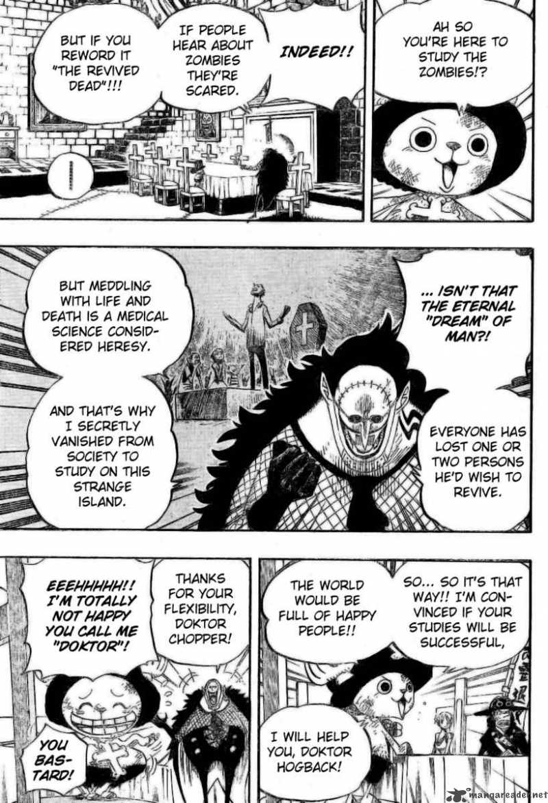 One Piece Manga Chapter 446 page 8 - Doctor Hogback