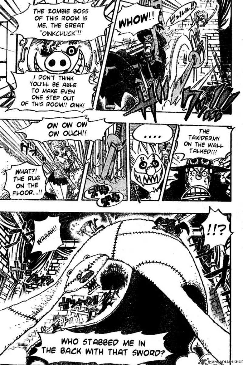 One Piece Manga Chapter 447 page 13 - Surprise Zombie