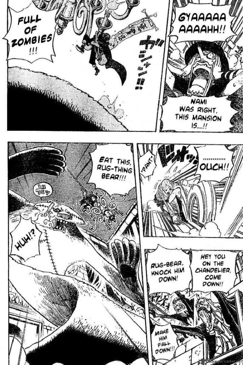 One Piece Manga Chapter 447 page 14 - Surprise Zombie