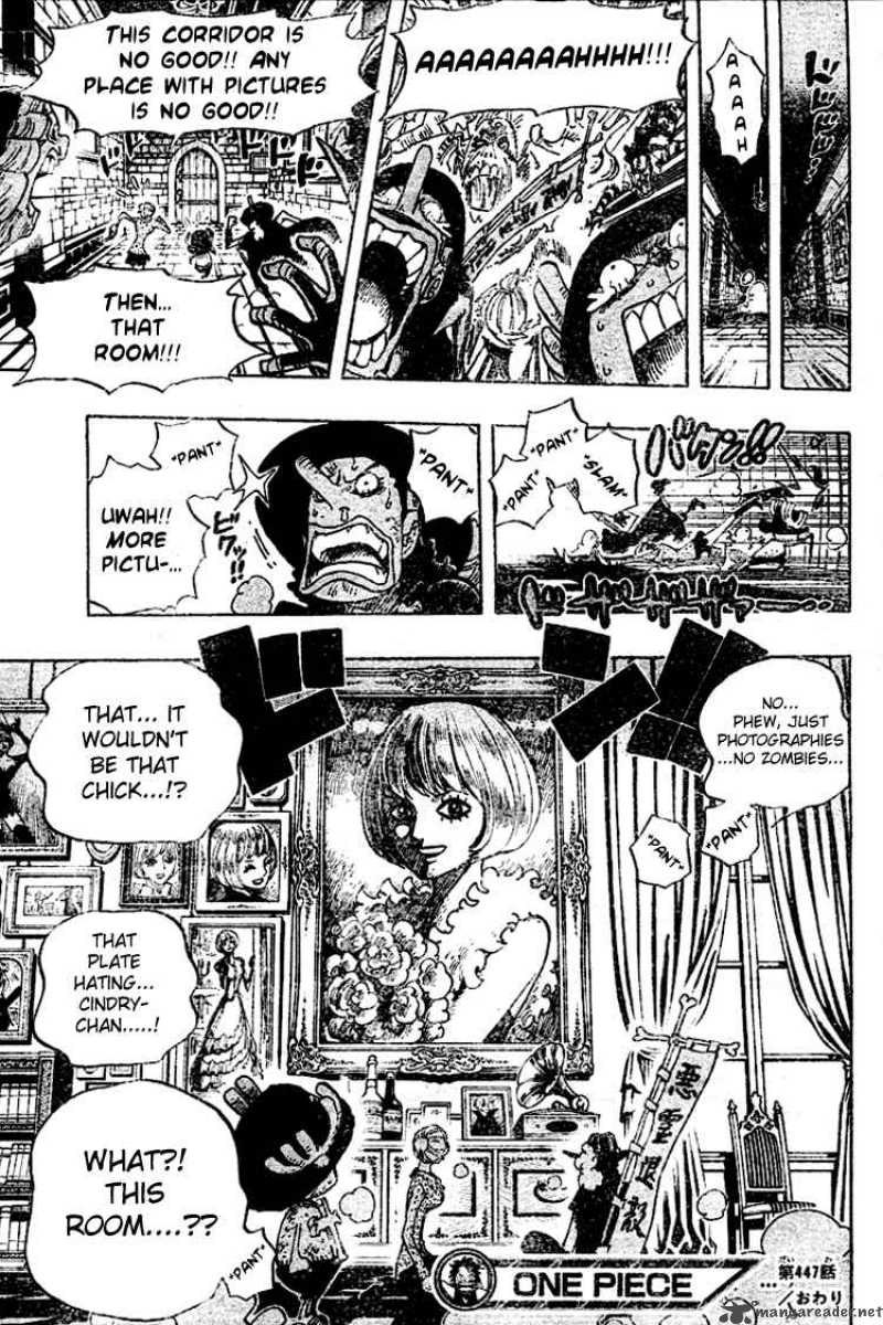 One Piece Manga Chapter 447 page 19 - Surprise Zombie