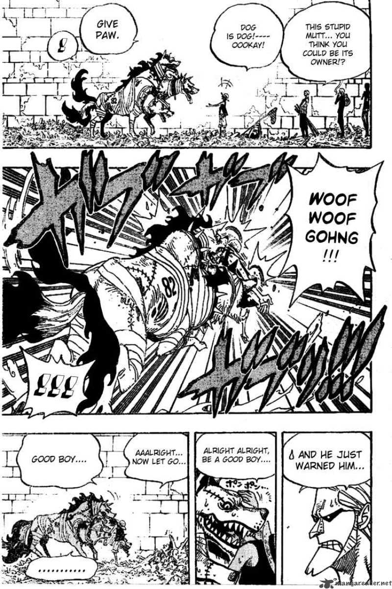 One Piece Manga Chapter 447 page 3 - Surprise Zombie