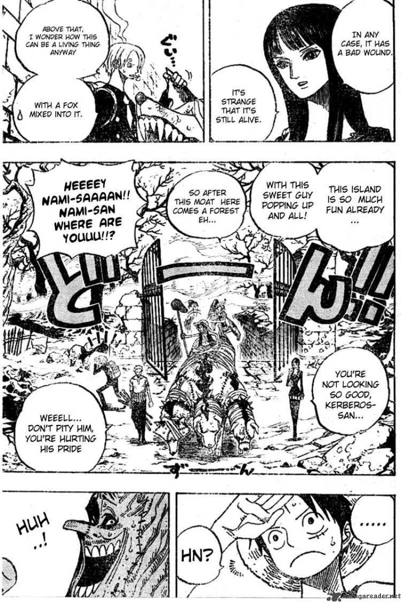 One Piece Manga Chapter 447 page 5 - Surprise Zombie