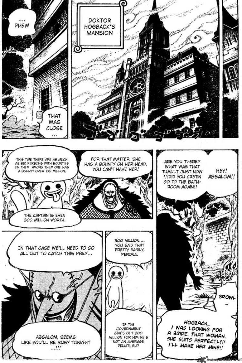 One Piece Manga Chapter 447 page 7 - Surprise Zombie