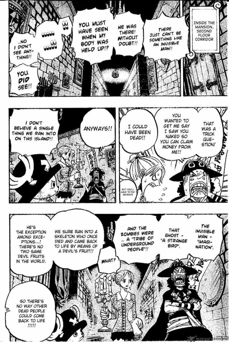 One Piece Manga Chapter 447 page 8 - Surprise Zombie
