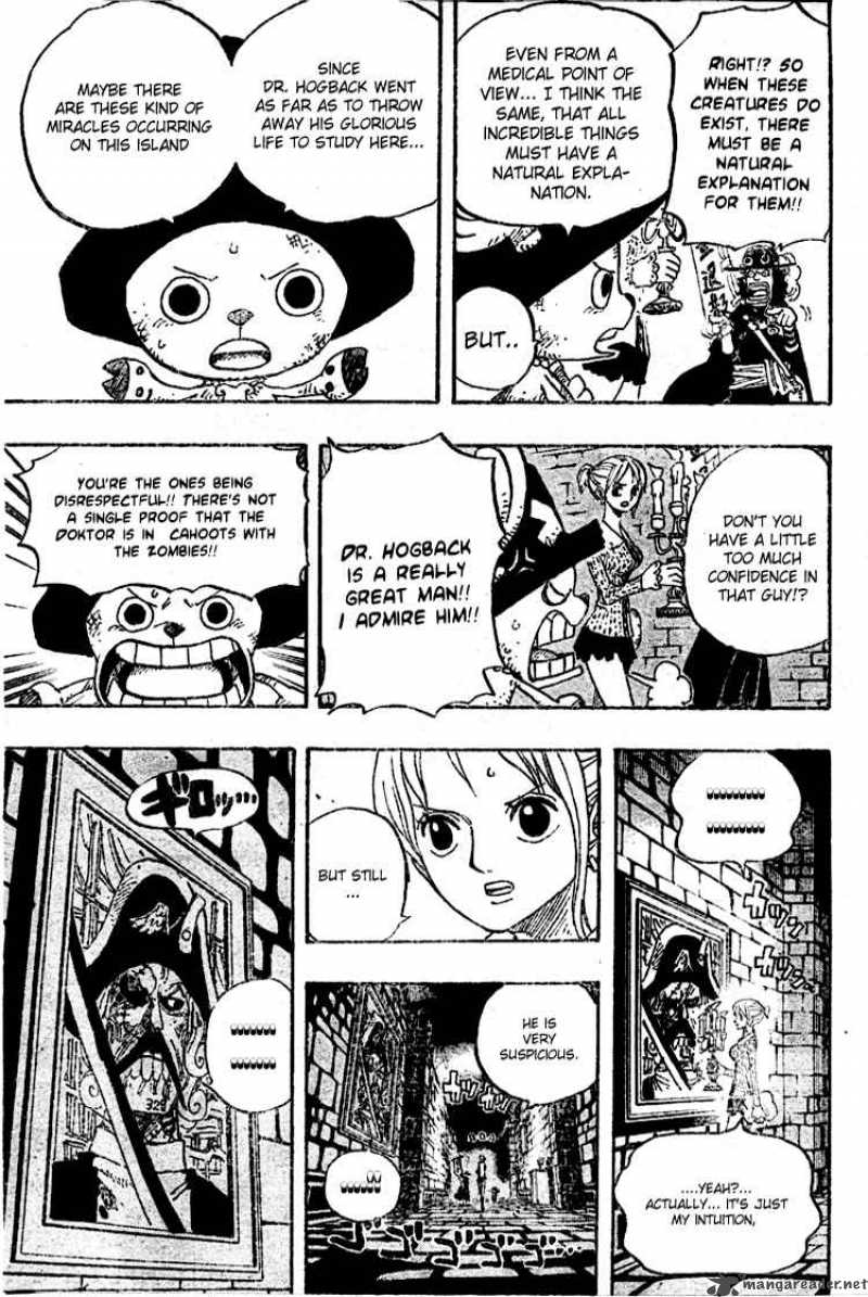 One Piece Manga Chapter 447 page 9 - Surprise Zombie
