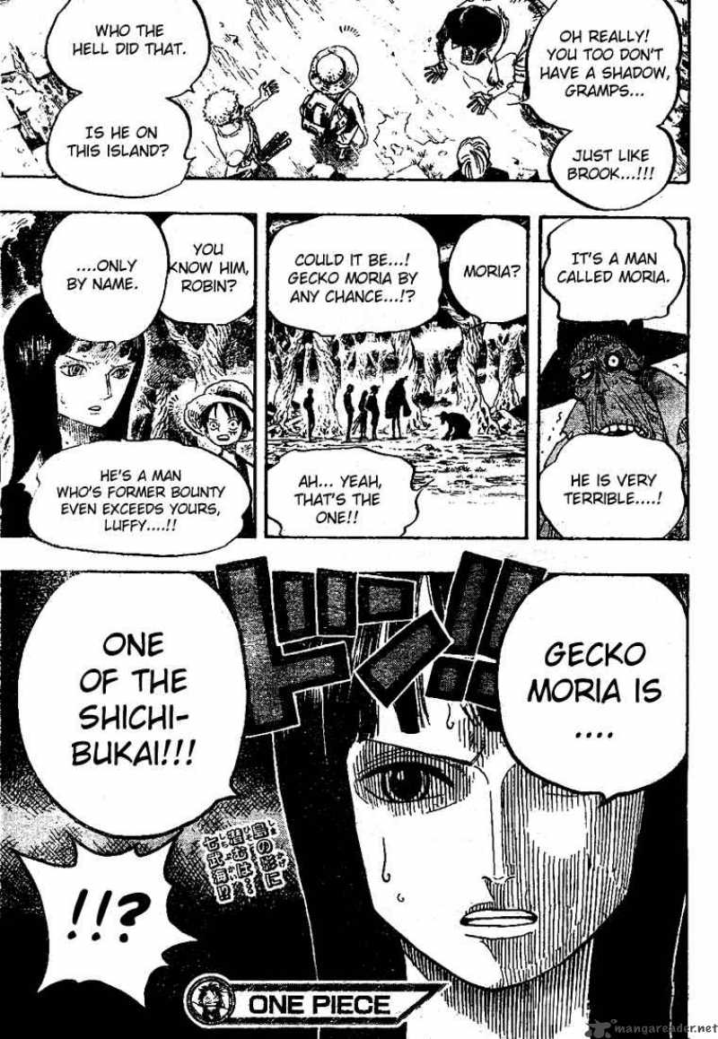 One Piece Manga Chapter 448 page 18 - Moria