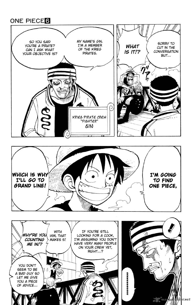 One Piece Manga Chapter 45 page 8 - Before the Storm