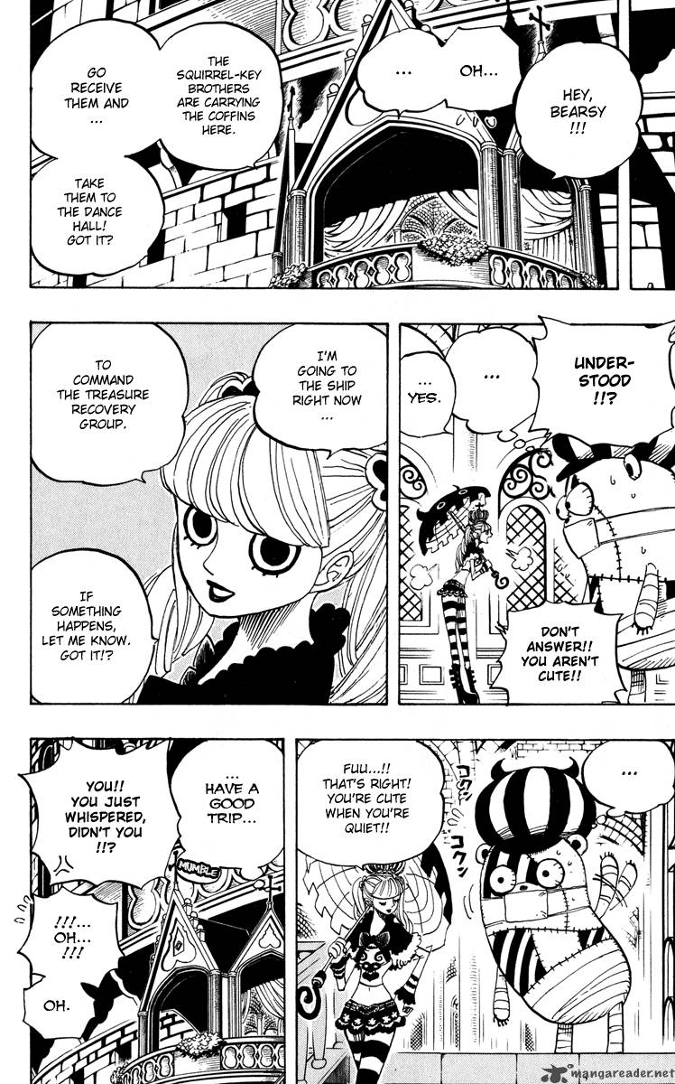 One Piece Manga Chapter 451 page 6 - Perona's Wonder Garden