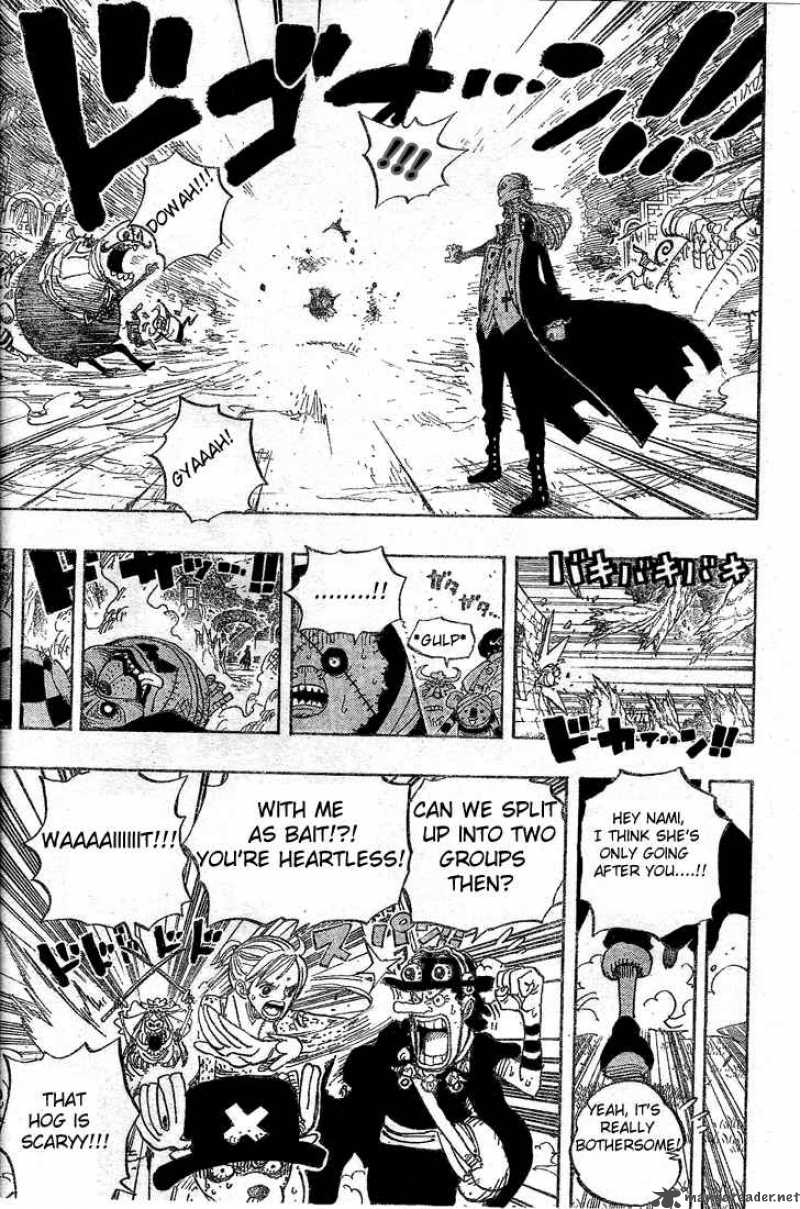 One Piece Manga Chapter 453 page 11 - Cloudy With a Small Chance of Bone