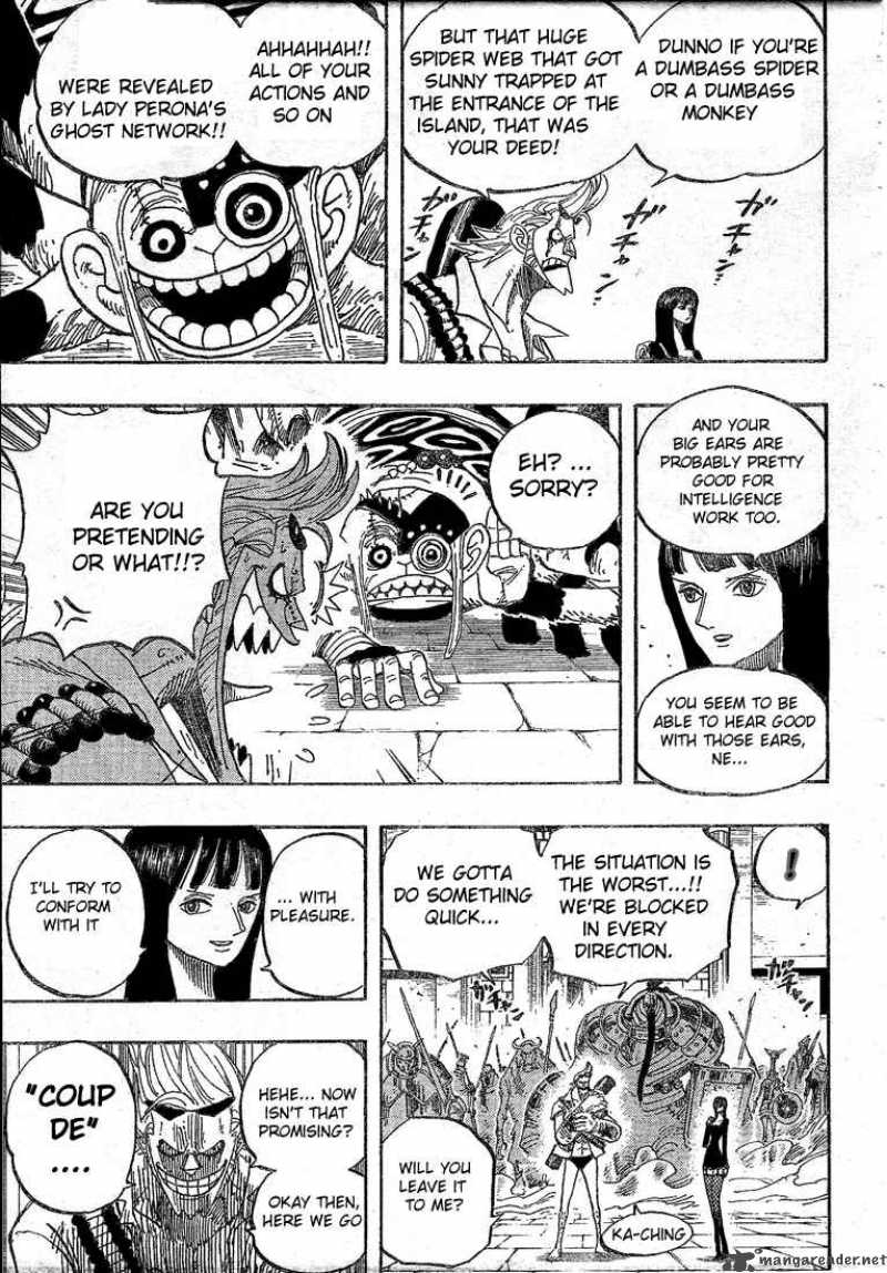 One Piece Manga Chapter 453 page 13 - Cloudy With a Small Chance of Bone