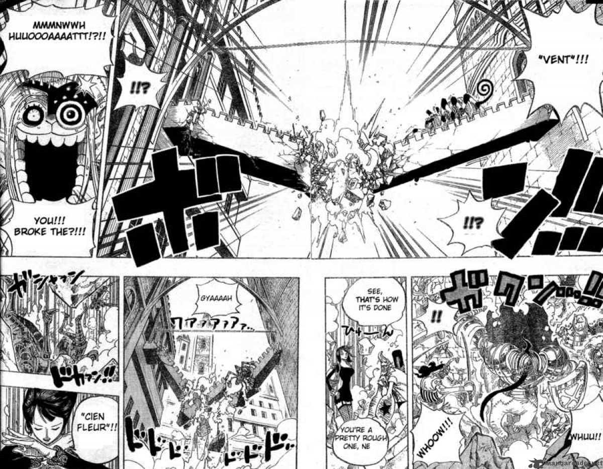 One Piece Manga Chapter 453 page 14 - Cloudy With a Small Chance of Bone