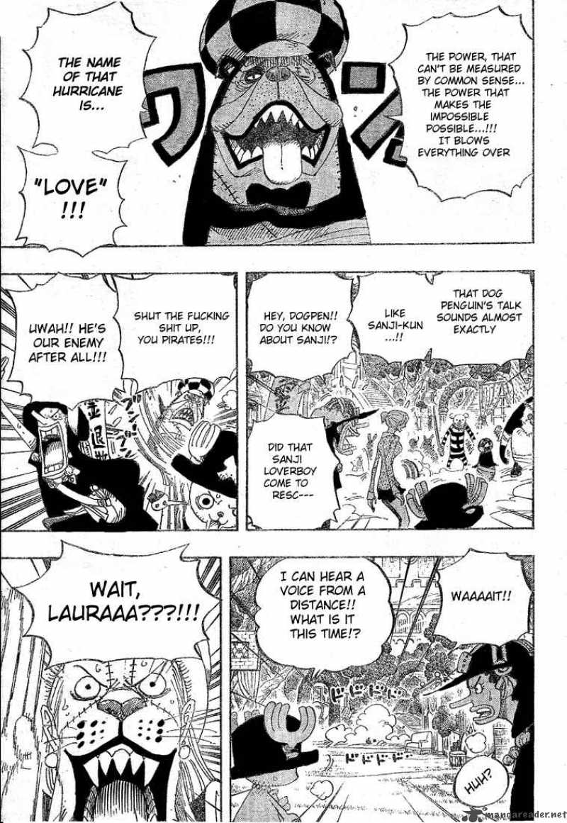 One Piece Manga Chapter 453 page 3 - Cloudy With a Small Chance of Bone