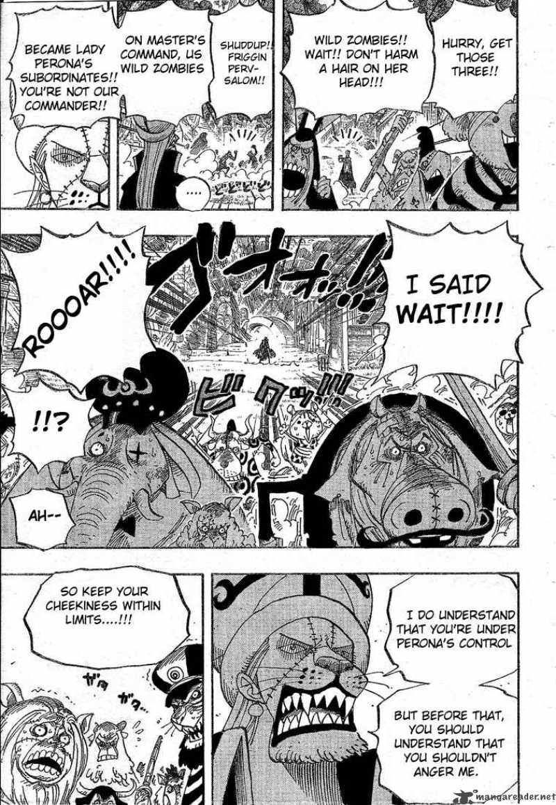 One Piece Manga Chapter 453 page 9 - Cloudy With a Small Chance of Bone