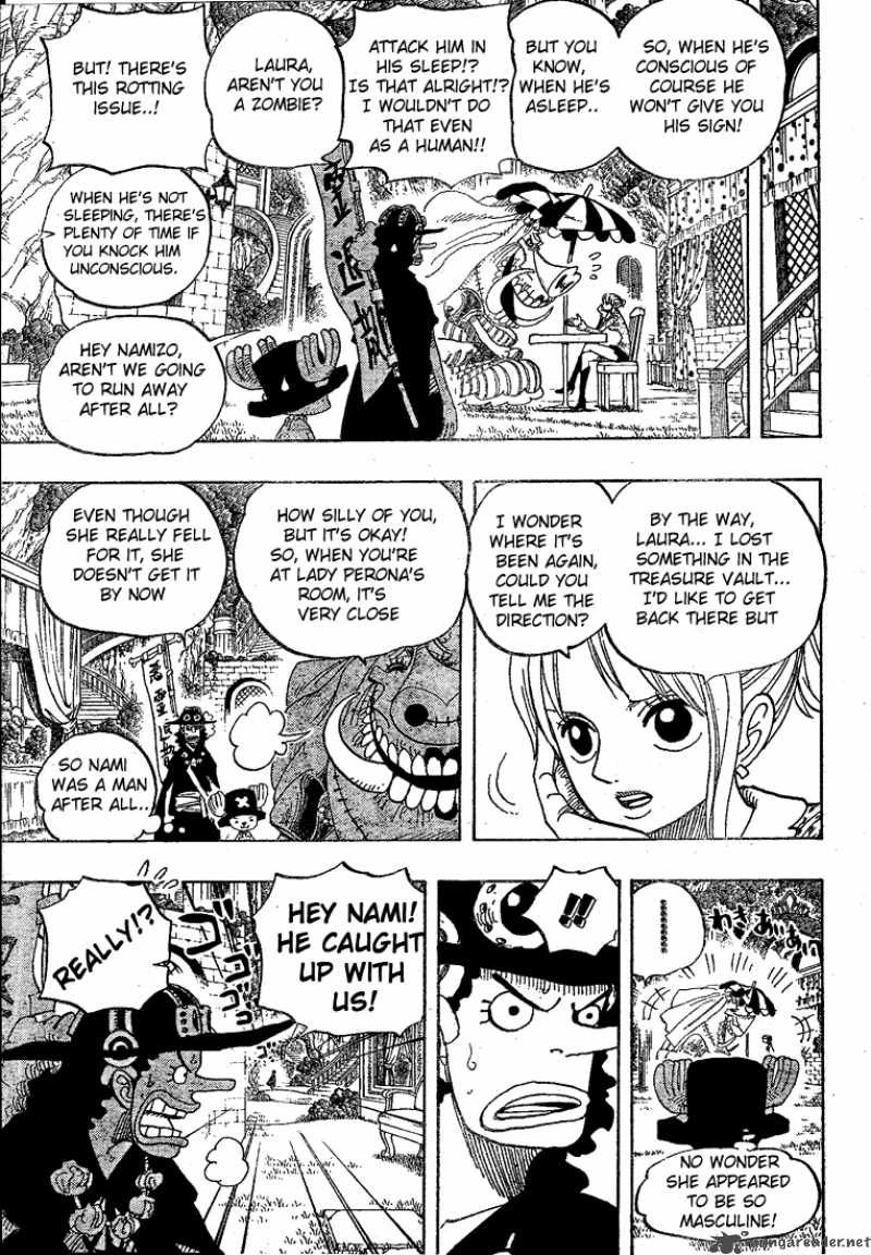 One Piece Manga Chapter 454 page 4 - Humming