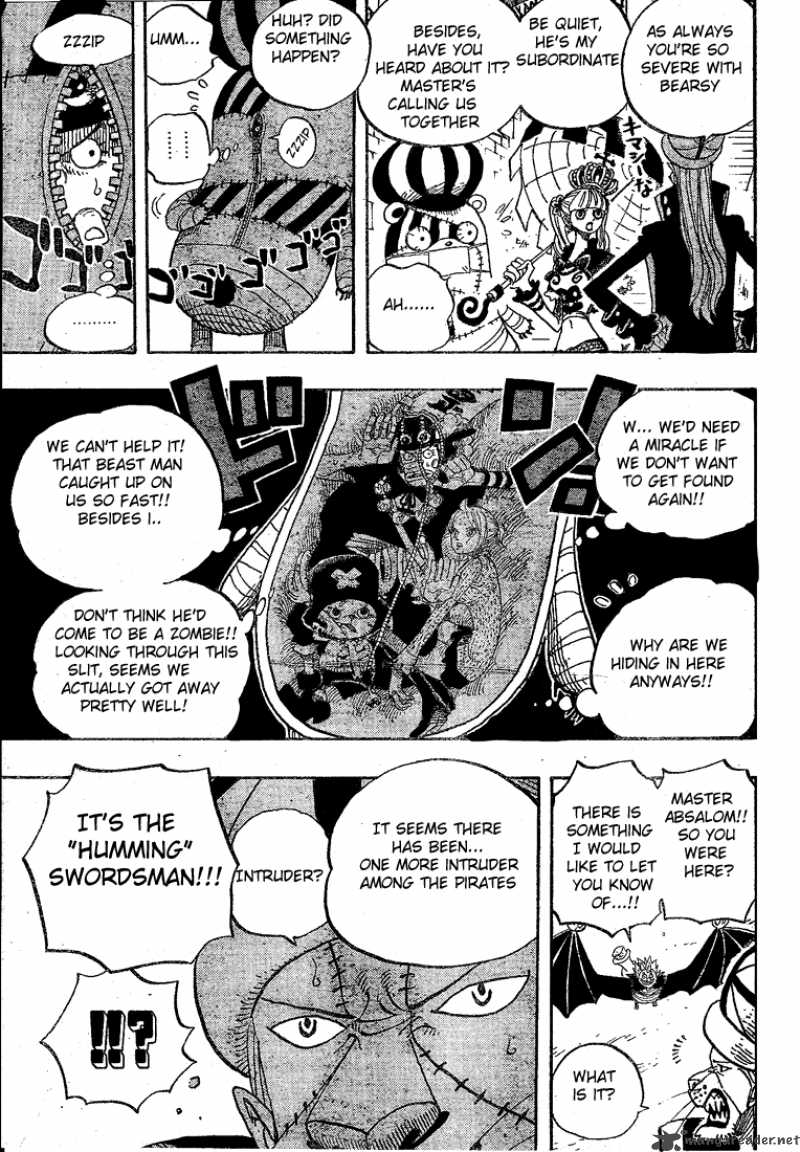 One Piece Manga Chapter 454 page 8 - Humming
