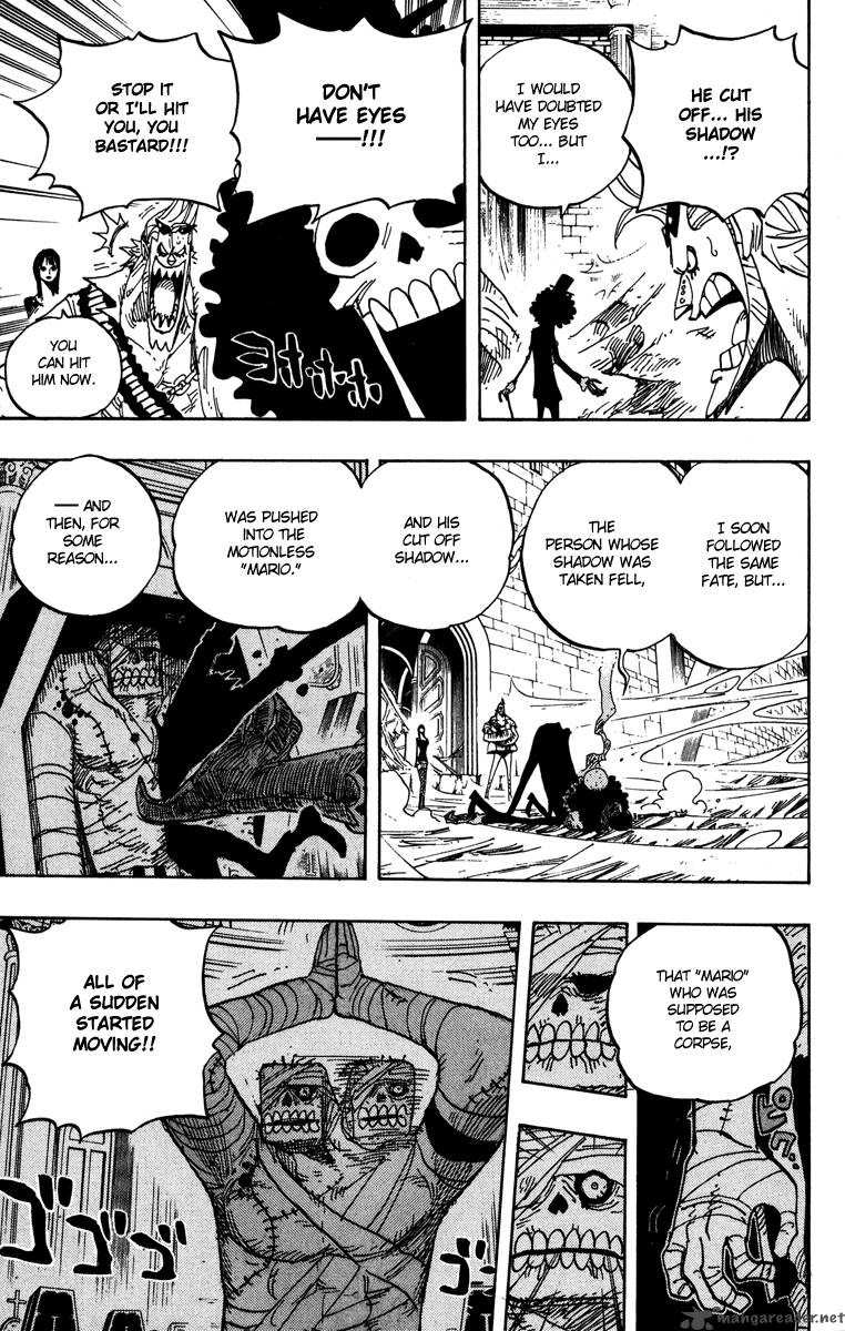 One Piece Manga Chapter 455 page 7 - Gecko Moria of the Seven Warlords of the Sea