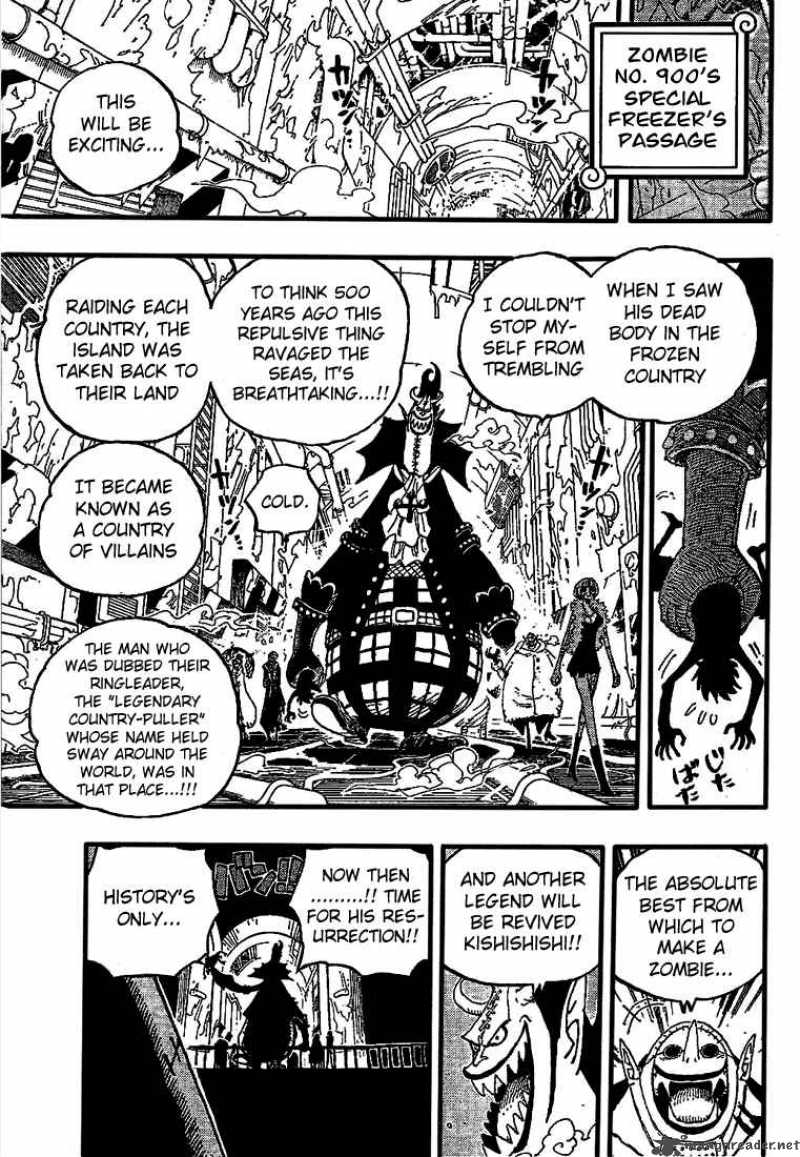 One Piece Manga Chapter 456 page 17 - Demon from the Land of Ice