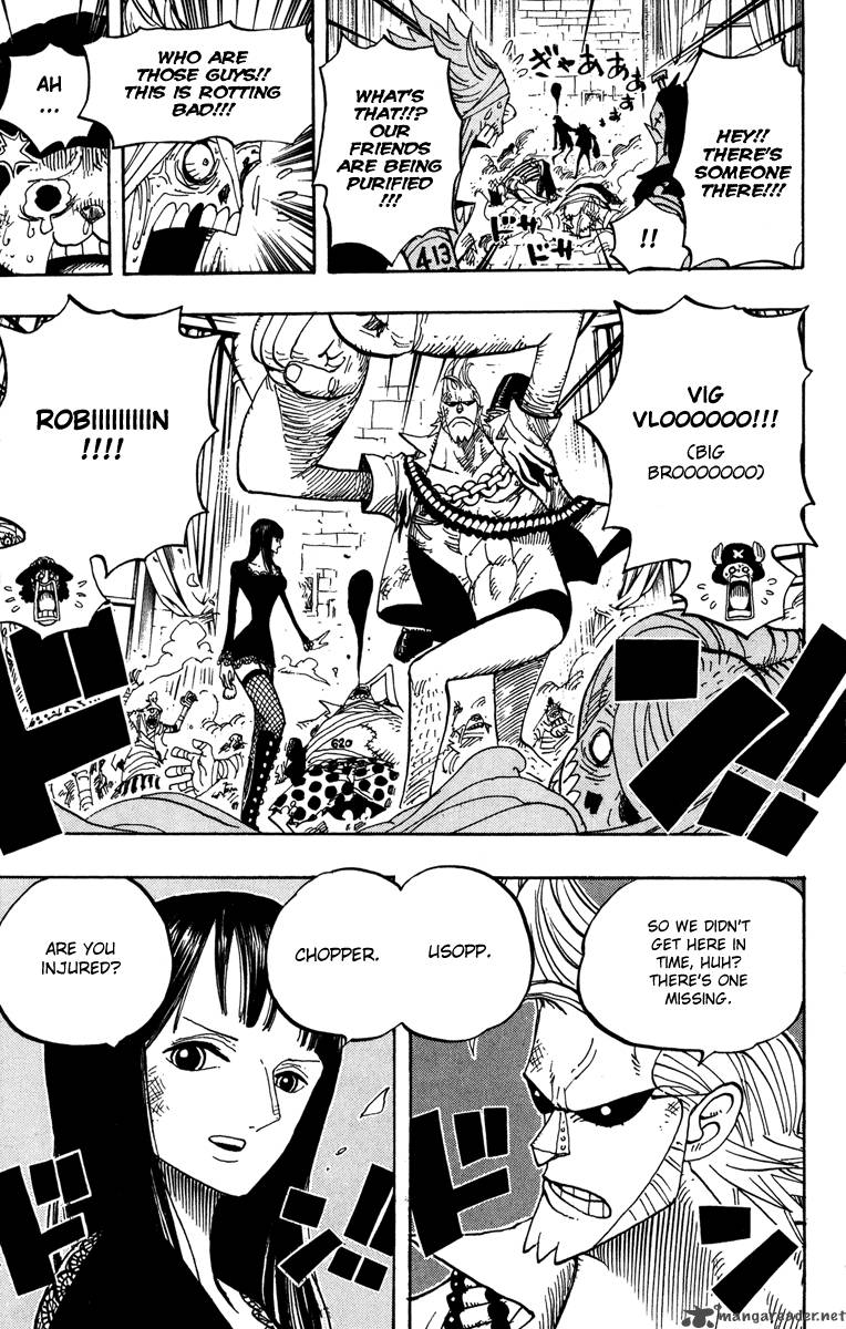 One Piece Manga Chapter 457 page 19 - Meeeeat!!!