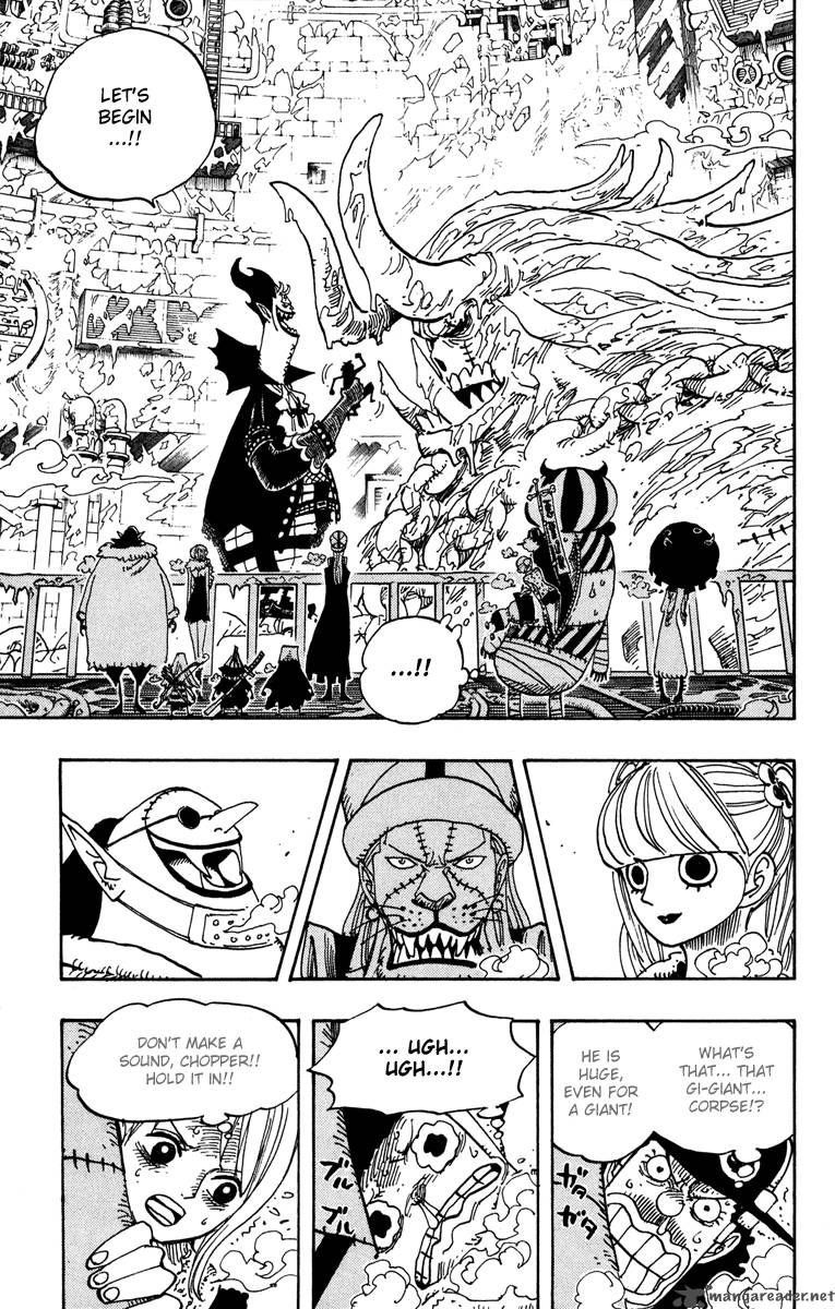 One Piece Manga Chapter 457 page 3 - Meeeeat!!!