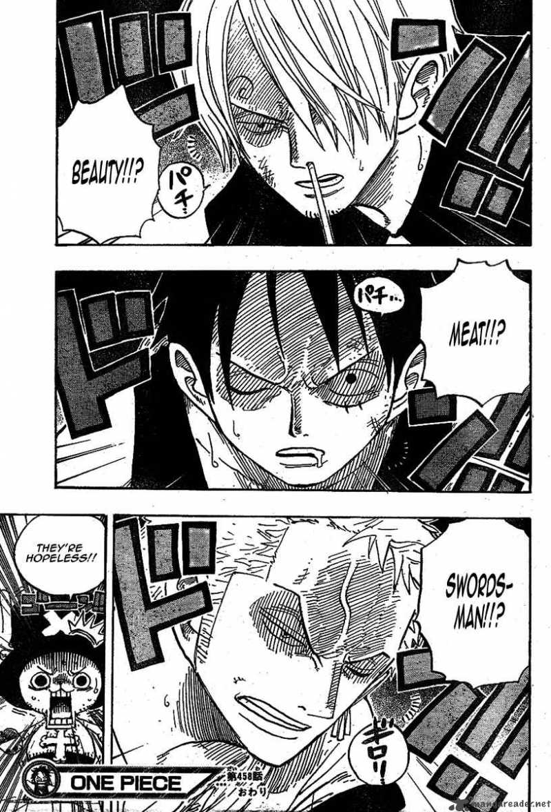 One Piece Manga Chapter 458 page 18 - Anything but My Afro