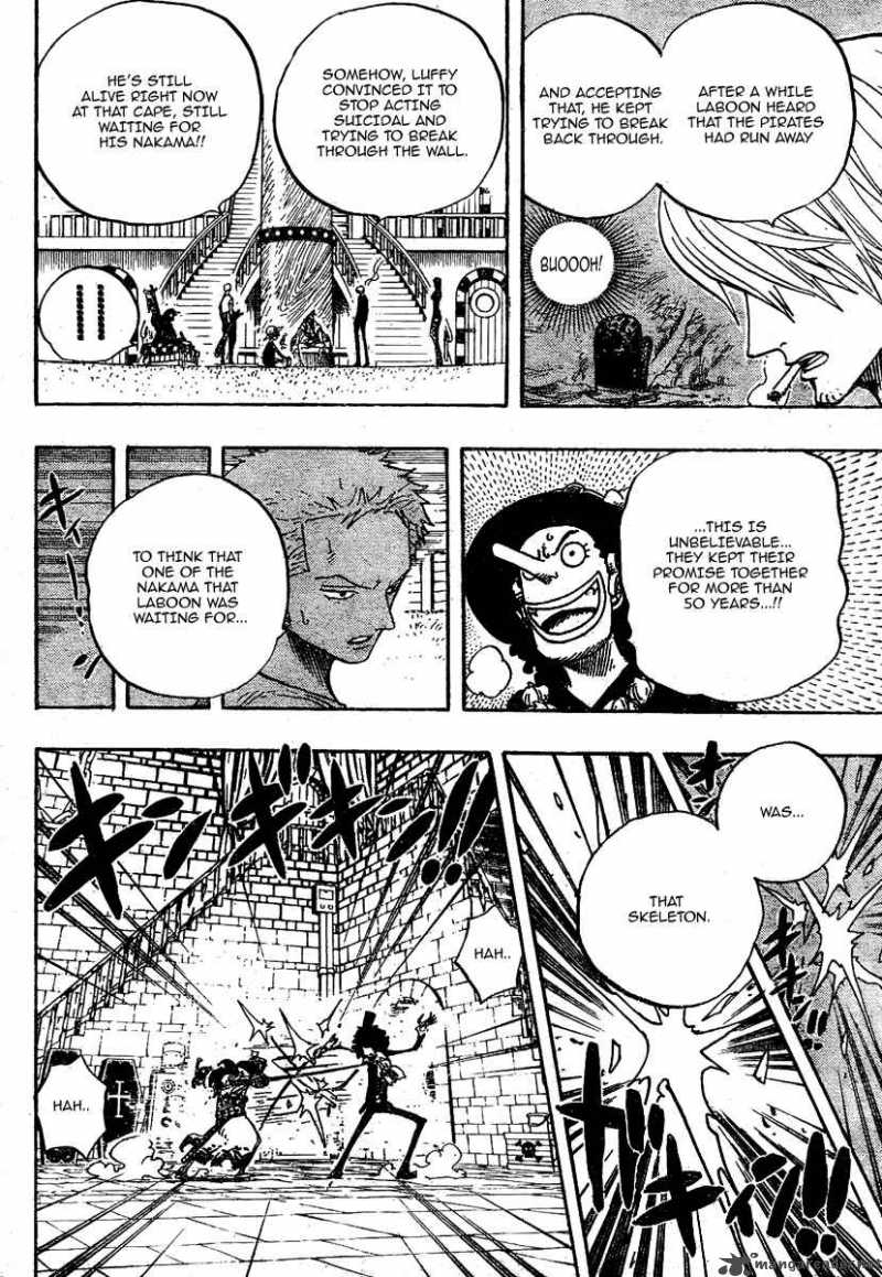 One Piece Manga Chapter 459 page 13 - Being Dead Isn't an Apology