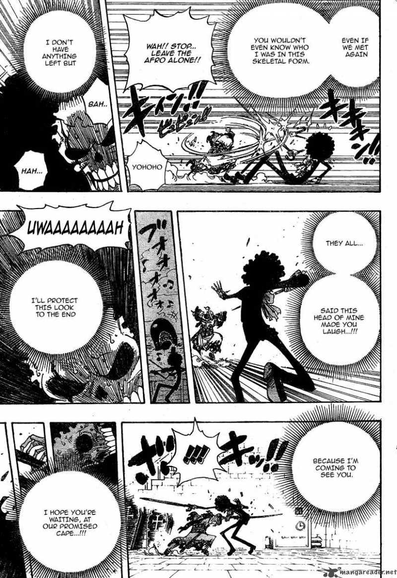 One Piece Manga Chapter 459 page 16 - Being Dead Isn't an Apology